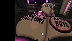 Snow bunny gobbles my dick deep in roblox condo!