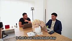 young guy pays mute latina for wild threesome fuck while roommate sleeps