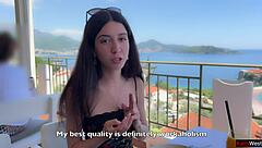 i interview seductive katty west then fuck her hard in public