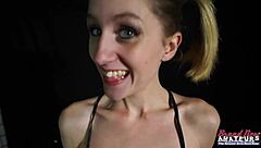 Wanna see pixie pie's tight pussy get drilled?