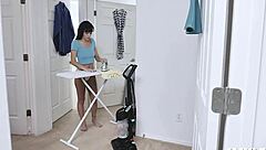 Alana licks her dripping juices off fingers in horny frenzy!