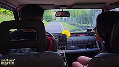 colombian tourist mariana martix barebacks italian farmer luca on tractor
