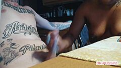 Slow Motion Handjob Blowjob Cumshot Blast!