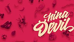 german babe rips black dress for webcam striptease tease