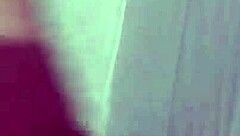 gorgeous handjob strokes massive cock to explosive finish