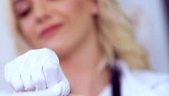 Blonde Milf And Young Partner Share Intimate Oral Bedroom Moments Together