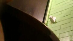 grabbing joya's naked ass in bathroom sneak