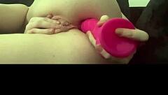 horny british coed girlfriend squirts toys orgasm pov