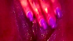 ebony beauty fingers pussy to explosive orgasm tease