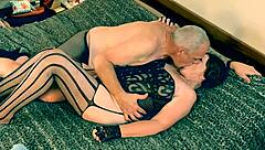 granny princess leia deepthroats han solo while masturbating orgasm