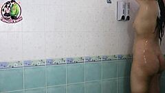 thai student washes stinky pussy after hubby complains creampie style