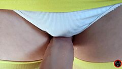 Big Dick Stretches Tight Pussy Bus