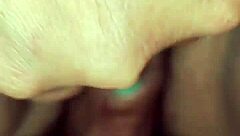 i borrow neighbor's tool for my solo pleasure session