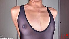 petite 18 asian teen strips tight outfit teasing small tits big nips