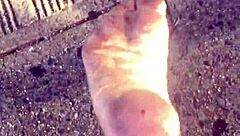 dirty calloused soles beg for barefoot fetish worship!
