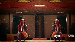 Intriguing multiversal asian milf mommy rides cowgirl with massive tits