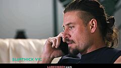 Chris Charges into Epic Nuru Massage with Monster Cock Deepthroat Big Ass Titty Fuck Cum in Mouth Shaved Pussy