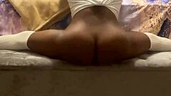 Flexible Old Bitch Takes Tight Asshole Pounding in Rough 3some