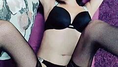 Passionate Milf In Lingerie Delivers Elegant Homemade Erotic Lick!