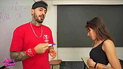 hey late night surprise big cock teacher fucks me senseless in class