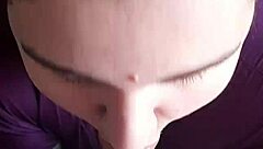 curvy bbw dick lover slurps cock and begs for facial cumshots