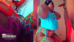 slim bbw teases with tongue rings craving deep cum swallow