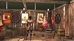 Teasing Brunette In Slutty Fallout Fashion