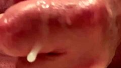 mature 65-year-old strokes slowly builds to massive cumshot