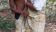 Thick Ebony Ass Bitch Pounds Boyfriend Outdoors Hard