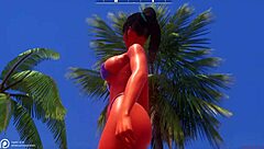 serenia's solo anal play with big tits bouncing 😈🍑💦