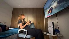 we teens explore fingering our tight pussies and natural tits