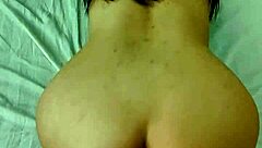 big ass amateur college girl's wet hotel workout session