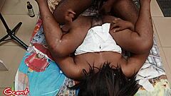 Passionate couple rips clothes for intense big cock sex