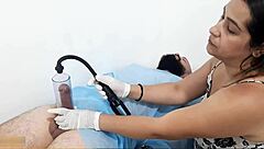 Doctora massages patient cock grows huge she begs full penetration