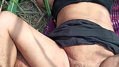 Desi Aunty's Outdoor Pussy Chudai Ignites Wild Passion