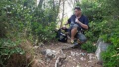 Meeting pornstar gabriela flores in woods turns into wild fuck