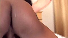 handicap ebony heatwave rides cowgirl with cumshots