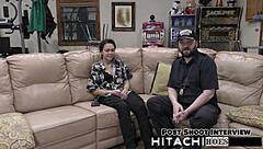 Freshman Mara Luv Mandatory Hitachi Orgasm Shaved Pussy POV