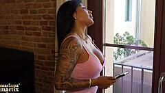 busty jealous milf mariana martix fucks driver hard