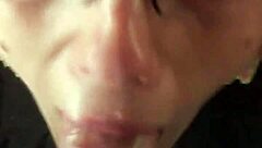 Karla Rose gives wet sloppy deepthroat POV blowjob with condom