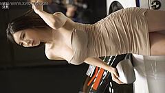 Hot Seoul Korean Racing Girl Revs Up!