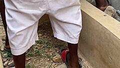 did he really pound my shaved pussy bent over outdoors so quick?