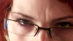 Karla Rose gives wet sloppy deepthroat POV blowjob with condom