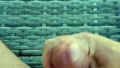 i stroke hard and cum all over my belly