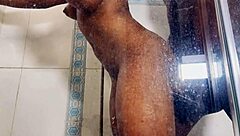 kneel gobble monster cock then bent over for wall-pounding fuck