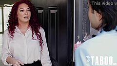 Prom bombshell Kiki Daire earns cash with big tits blowjob