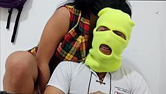 sex crazed neighbor begs creampie in wild bed romp