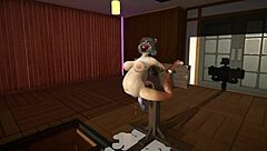 furry cat dildos stretch and cum inflate wildly!