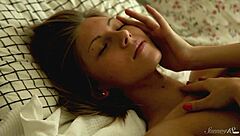 Beautiful Tanned Teen Anjelica Fingers Shaved Wet Pussy