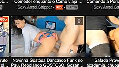 Sexy Angel Stripper Jerk Off Challenge Cum Three Times Now!